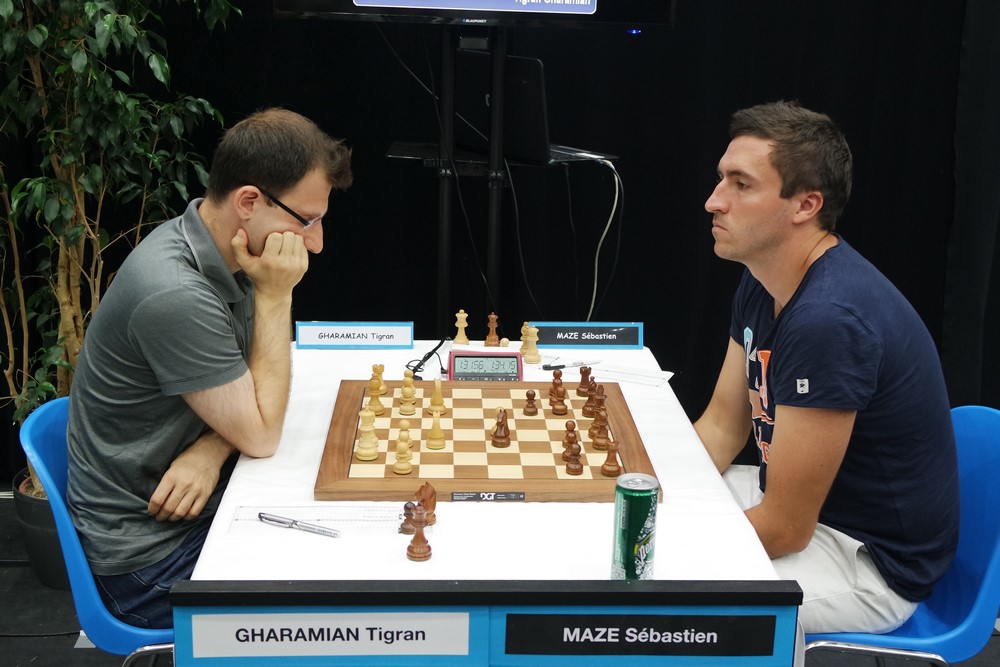 Tigran Gharamian contre Sébastien Mazé